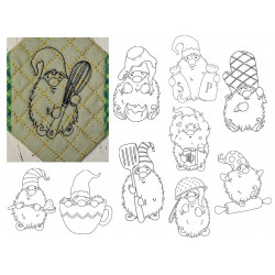 Stickserie - Küchen Gnome